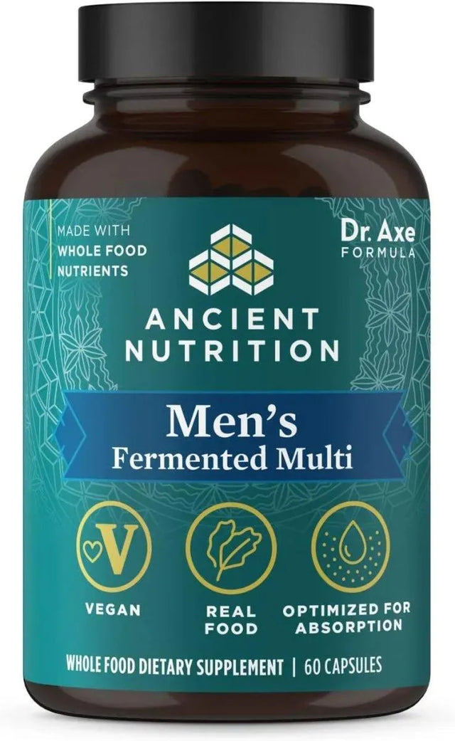 ANCIENT NUTRITION - Ancient Nutrition Men's Fermented Multivitamin 60 Capsulas - The Red Vitamin MX - Suplementos Alimenticios - {{ shop.shopifyCountryName }}