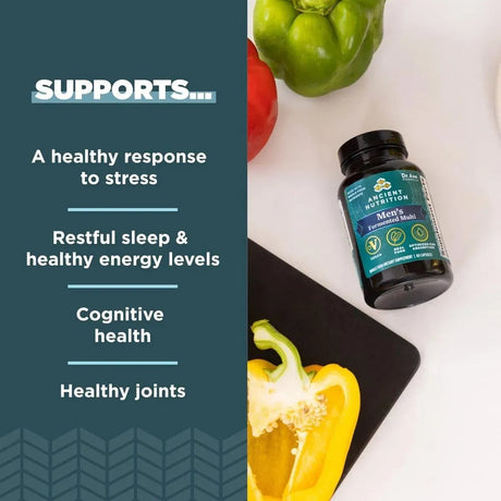 ANCIENT NUTRITION - Ancient Nutrition Men's Fermented Multivitamin 60 Capsulas - The Red Vitamin MX - Suplementos Alimenticios - {{ shop.shopifyCountryName }}