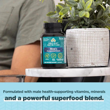 ANCIENT NUTRITION - Ancient Nutrition Men's Fermented Multivitamin 60 Capsulas - The Red Vitamin MX - Suplementos Alimenticios - {{ shop.shopifyCountryName }}