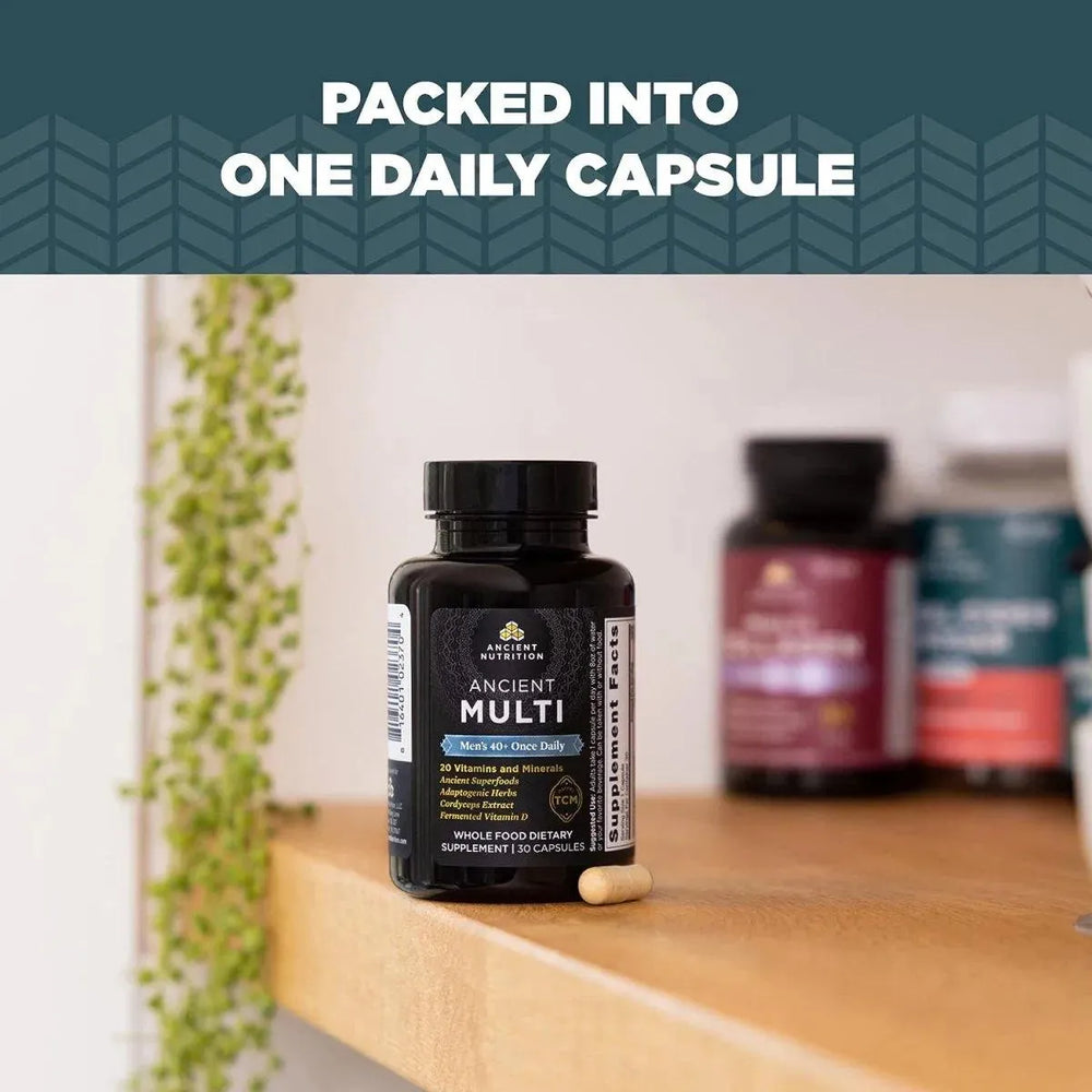 ANCIENT NUTRITION - Ancient Nutrition Multi Men's 40+ 30 Capsulas - The Red Vitamin MX - Suplementos Alimenticios - {{ shop.shopifyCountryName }}