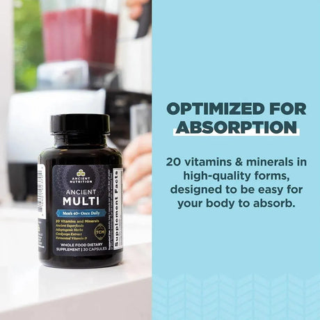 ANCIENT NUTRITION - Ancient Nutrition Multi Men's 40+ 30 Capsulas - The Red Vitamin MX - Suplementos Alimenticios - {{ shop.shopifyCountryName }}