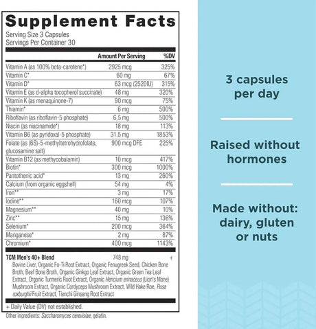 ANCIENT NUTRITION - Ancient Nutrition Multi Men's 40+ 90 Capsulas - The Red Vitamin MX - Suplementos Alimenticios - {{ shop.shopifyCountryName }}