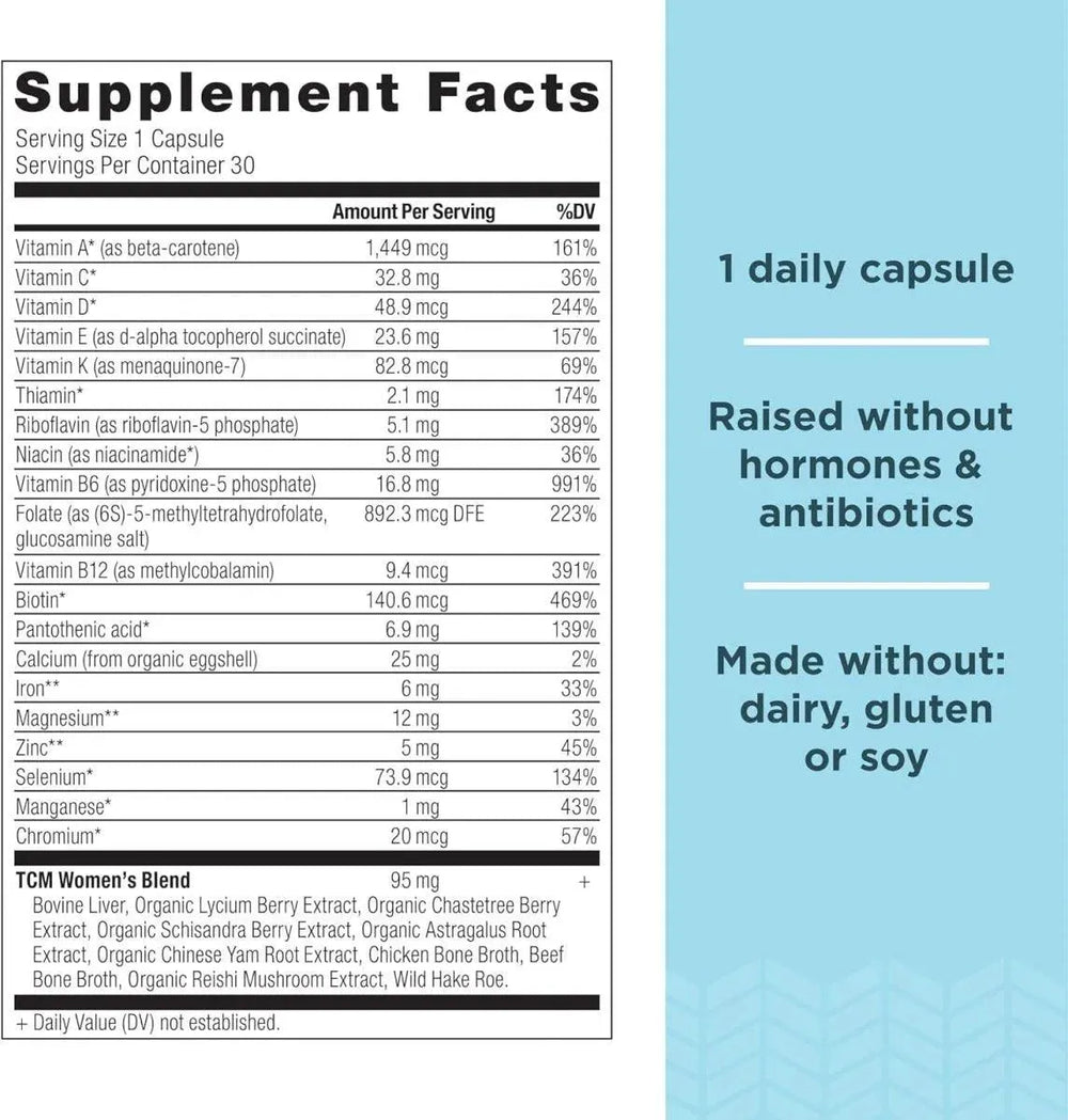 ANCIENT NUTRITION - Ancient Nutrition Multi Women's Once Daily 30 Capsulas - The Red Vitamin MX - Suplementos Alimenticios - {{ shop.shopifyCountryName }}