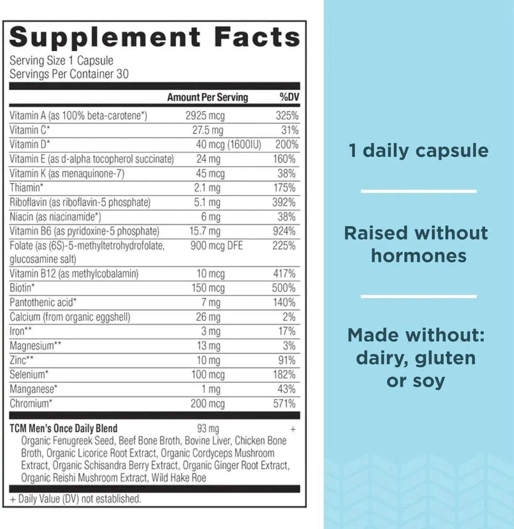 ANCIENT NUTRITION - Ancient Nutrition Multivitamin for Men 30 Capsulas - The Red Vitamin MX - Suplementos Alimenticios - {{ shop.shopifyCountryName }}