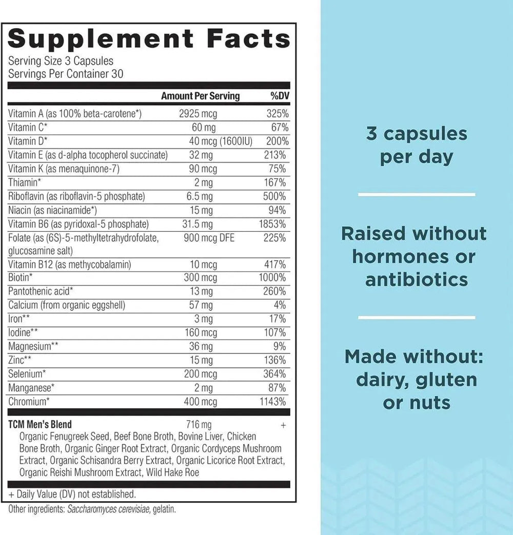 ANCIENT NUTRITION - Ancient Nutrition Multivitamin for Men 90 Capsulas - The Red Vitamin MX - Suplementos Alimenticios - {{ shop.shopifyCountryName }}