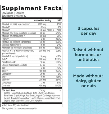 ANCIENT NUTRITION - Ancient Nutrition Multivitamin for Men 90 Capsulas - The Red Vitamin MX - Suplementos Alimenticios - {{ shop.shopifyCountryName }}