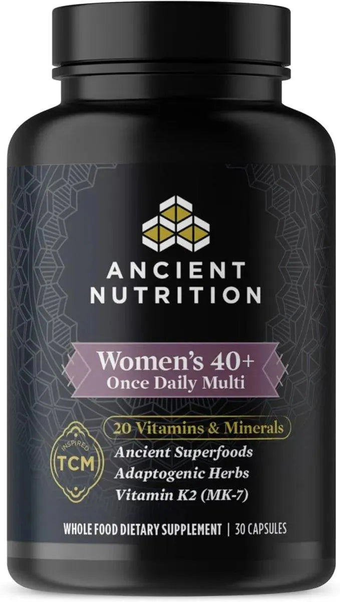 ANCIENT NUTRITION - Ancient Nutrition Multivitamin for Women 40+ 30 Capsulas - The Red Vitamin MX - Suplementos Alimenticios - {{ shop.shopifyCountryName }}