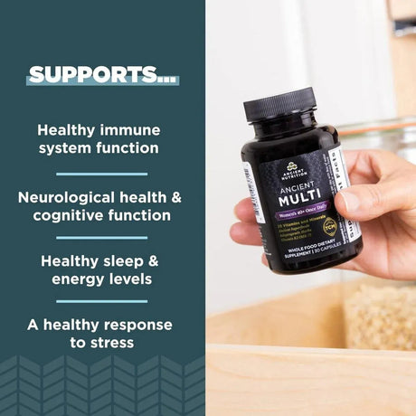 ANCIENT NUTRITION - Ancient Nutrition Multivitamin for Women 40+ 30 Capsulas - The Red Vitamin MX - Suplementos Alimenticios - {{ shop.shopifyCountryName }}