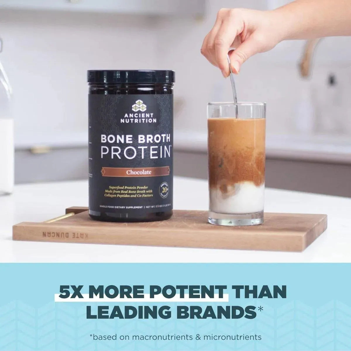ANCIENT NUTRITION - Ancient Nutrition Protein Powder Made from Real Bone Broth Chocolate 2.2Lb. - The Red Vitamin MX - Suplementos Alimenticios - {{ shop.shopifyCountryName }}