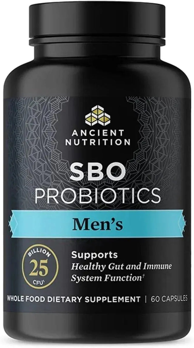 ANCIENT NUTRITION - Ancient Nutrition SBO Probiotics Men's 60 Capsulas - The Red Vitamin MX - Suplementos Alimenticios - {{ shop.shopifyCountryName }}