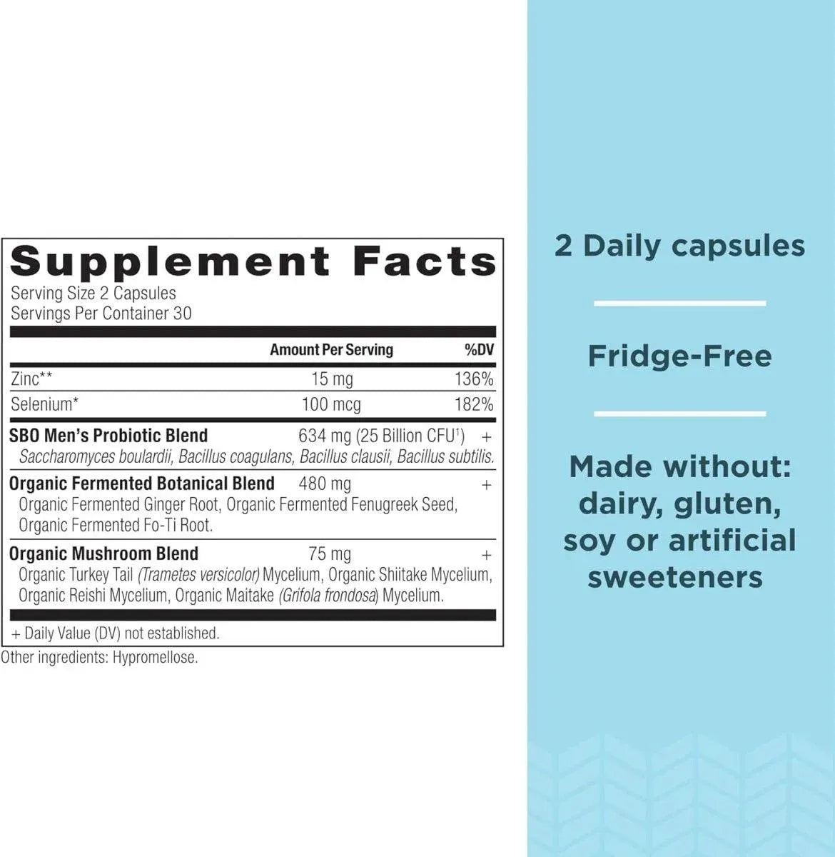 ANCIENT NUTRITION - Ancient Nutrition SBO Probiotics Men's 60 Capsulas - The Red Vitamin MX - Suplementos Alimenticios - {{ shop.shopifyCountryName }}