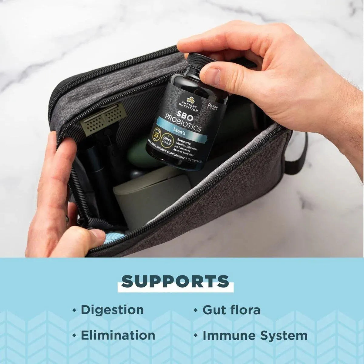 ANCIENT NUTRITION - Ancient Nutrition SBO Probiotics Men's 60 Capsulas - The Red Vitamin MX - Suplementos Alimenticios - {{ shop.shopifyCountryName }}