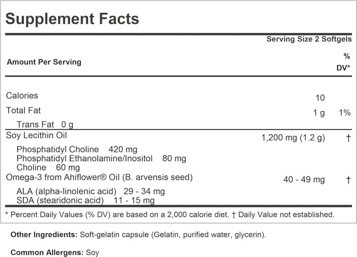 ANDREW LESSMAN - ANDREW LESSMAN PC Liver & Brain Phosphatidyl Choline 180 Capsulas Blandas - The Red Vitamin MX - Suplementos Alimenticios - {{ shop.shopifyCountryName }}