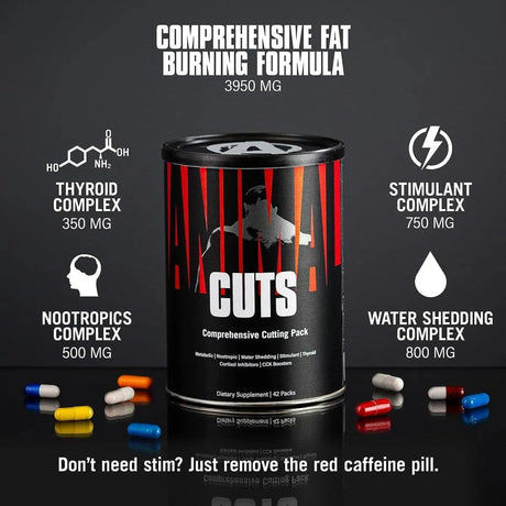 ANIMAL - Animal Cuts Thermogenic Fat Burner 42 Paquetes - The Red Vitamin MX - Suplementos Alimenticios - {{ shop.shopifyCountryName }}