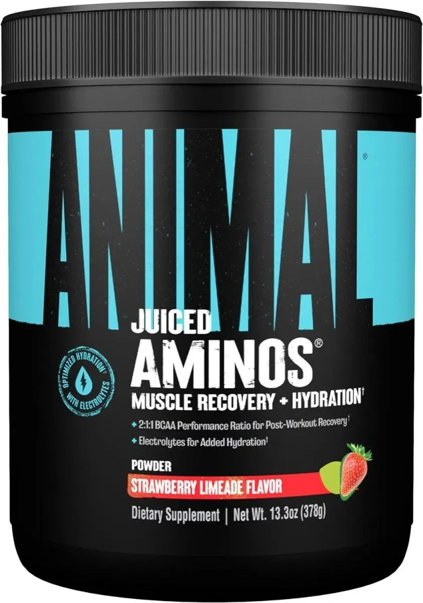 ANIMAL - Animal Juiced Amino Acids BCAA/EAA Matrix Plus Hydration Strawberry Limeade 378Gr. - The Red Vitamin MX - Suplementos Alimenticios - {{ shop.shopifyCountryName }}