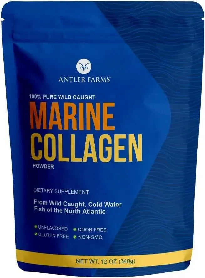 ANTLER FARMS - Antler Farms 100% Pure Clean Marine Collagen Powder 340Gr. - The Red Vitamin MX - Suplementos Alimenticios - {{ shop.shopifyCountryName }}