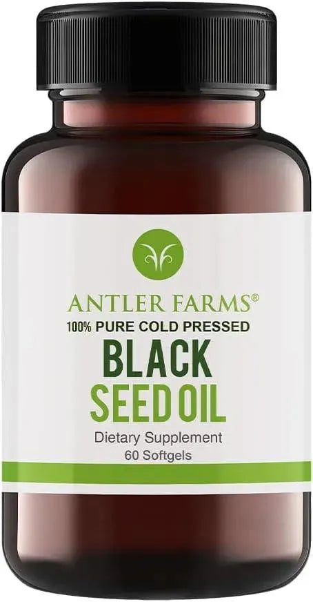 ANTLER FARMS - Antler Farms Black Seed Oil 500Mg. 60 Capsulas Blandas - The Red Vitamin MX - Suplementos Alimenticios - {{ shop.shopifyCountryName }}