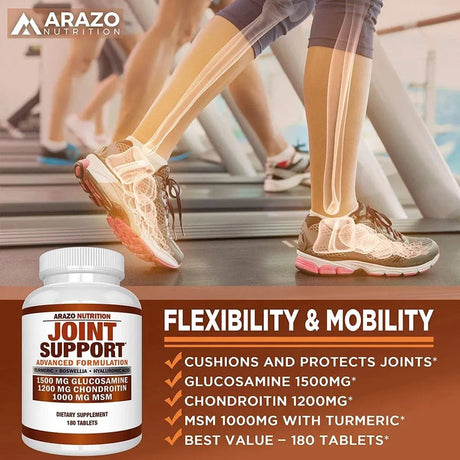 ARAZO NUTRITION - Arazo Nutrition Joint Support Advanced Formulation 180 Tabletas - The Red Vitamin MX - Suplementos Alimenticios - {{ shop.shopifyCountryName }}