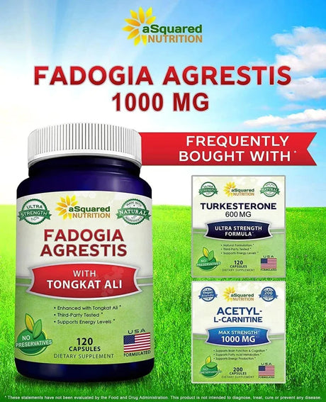 ASQUARED NUTRITION - aSquared Nutrition Fadogia Agrestis 1000Mg. & Tongkat Ali 120 Capsulas - The Red Vitamin MX - Suplementos Alimenticios - {{ shop.shopifyCountryName }}