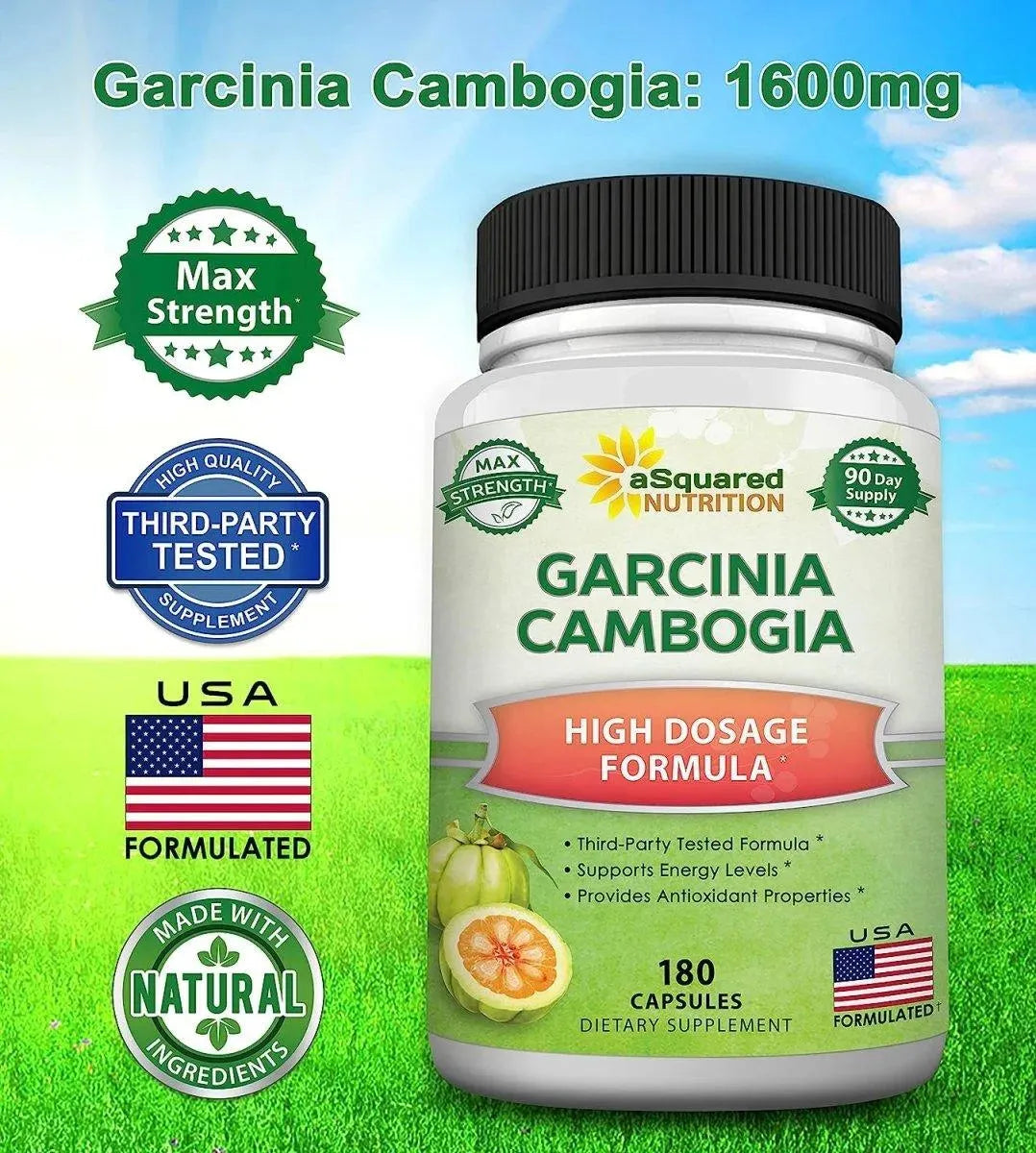 ASQUARED NUTRITION - aSquared Nutrition Garcinia Cambogia 1600Mg. 180 Capsulas - The Red Vitamin MX - Suplementos Alimenticios - {{ shop.shopifyCountryName }}
