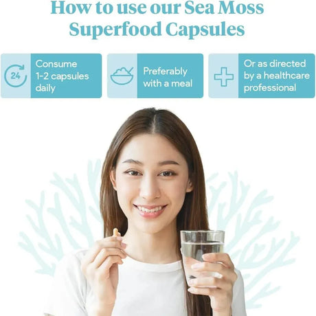 ATLANTIC NATURALS - Atlantic Naturals Organic Sea Moss 120 Capsulas - The Red Vitamin MX - Suplementos Alimenticios - {{ shop.shopifyCountryName }}