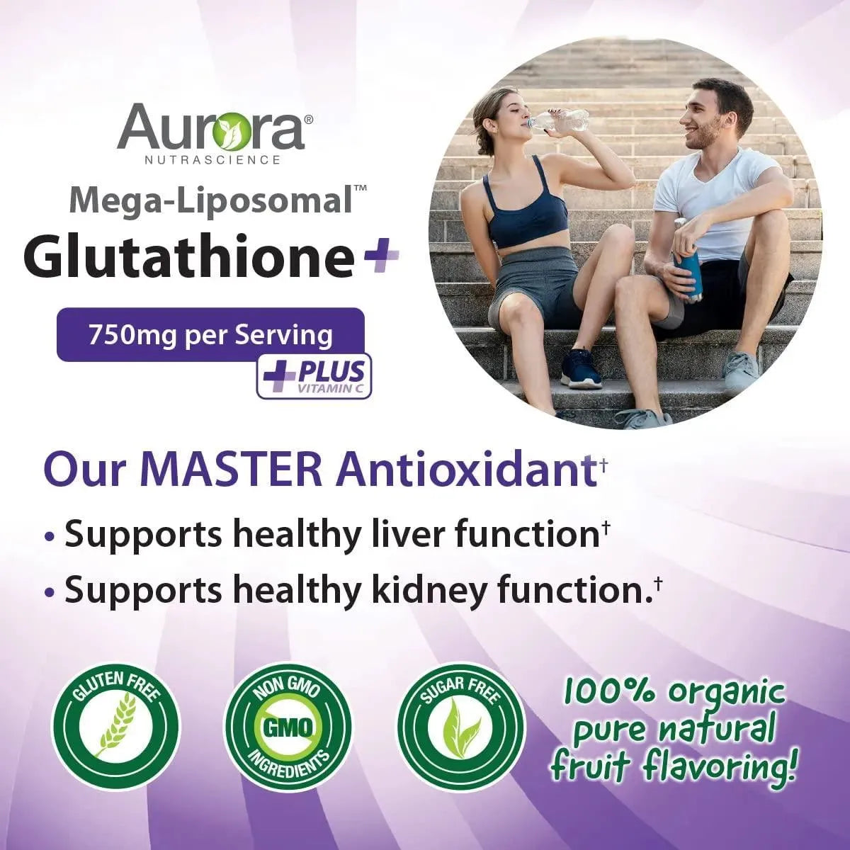 AURORA NUTRASCIENCE - Aurora Nutrascience Mega-Liposomal Glutathione 750Mg. 480Ml. - The Red Vitamin MX - Suplementos Alimenticios - {{ shop.shopifyCountryName }}