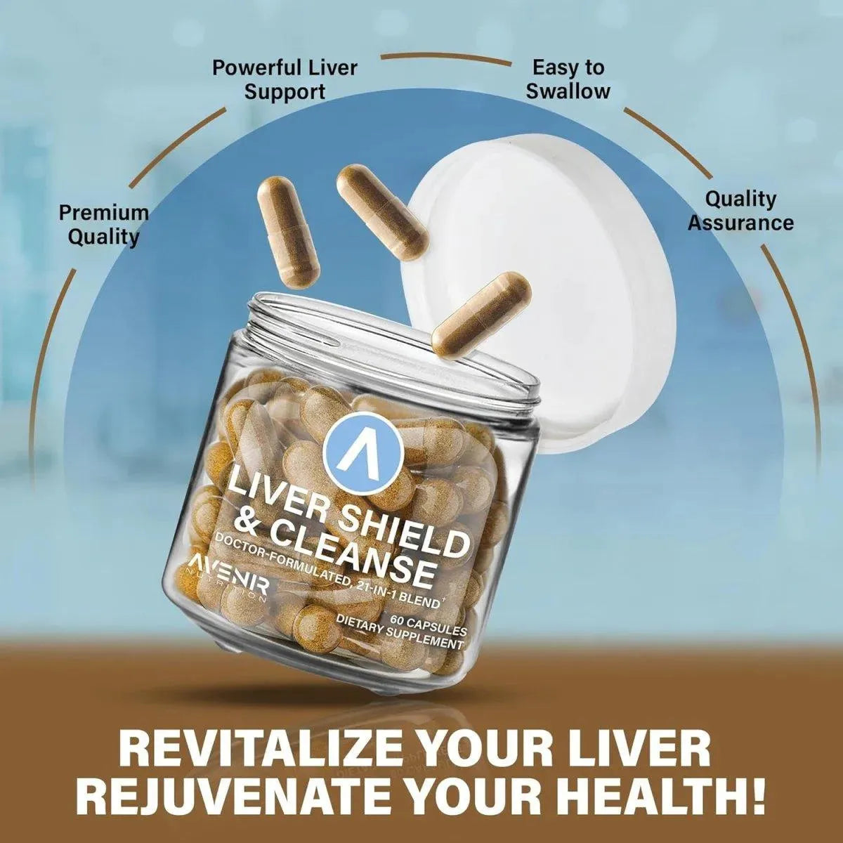 AVENIR NUTRITION - Avenir Nutrition Liver Shield & Cleanse 60 Capsulas - The Red Vitamin MX - Suplementos Alimenticios - {{ shop.shopifyCountryName }}