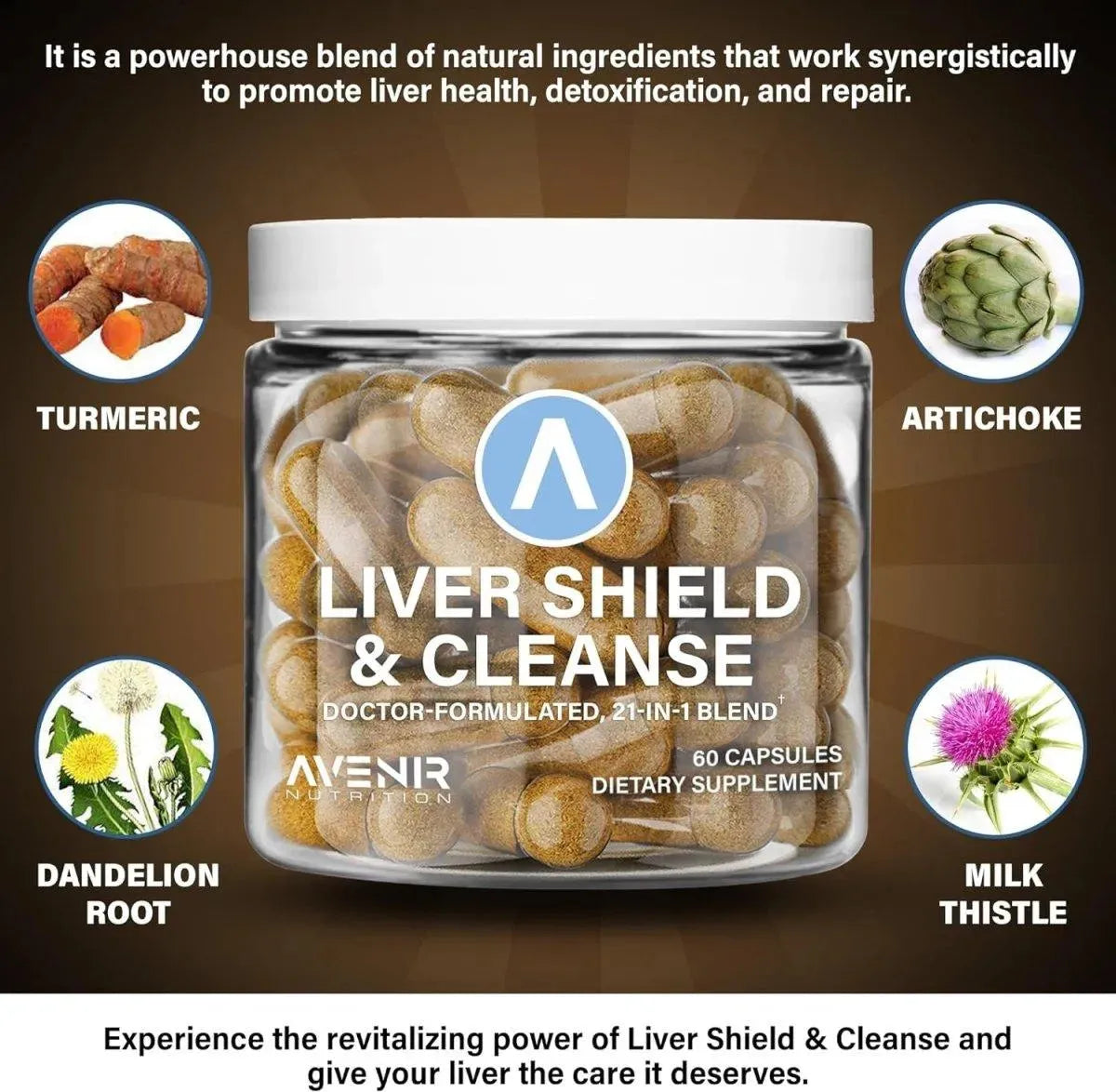 AVENIR NUTRITION - Avenir Nutrition Liver Shield & Cleanse 60 Capsulas - The Red Vitamin MX - Suplementos Alimenticios - {{ shop.shopifyCountryName }}