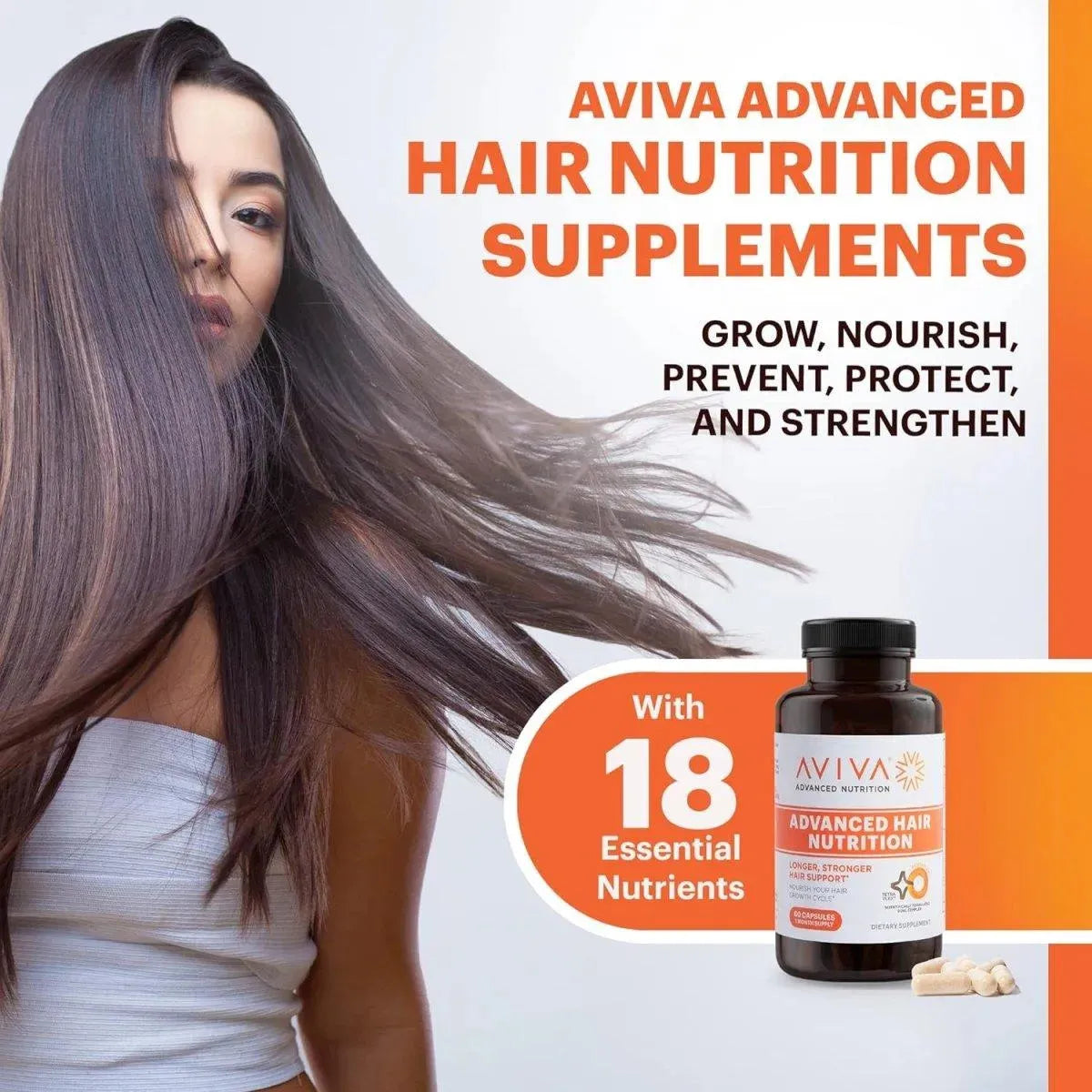 AVIVA - Aviva Advanced Hair Nutrition 60 Capsulas - The Red Vitamin MX - Suplementos Alimenticios - {{ shop.shopifyCountryName }}