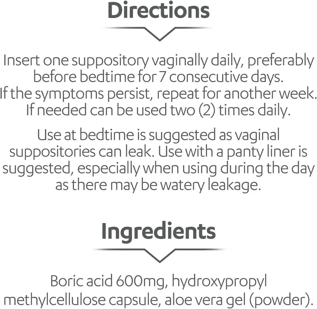 AZO - AZO Boric Acid Vaginal Suppositories 30 Supositorios - The Red Vitamin MX - Supositorios De Ácido Bórico - {{ shop.shopifyCountryName }}