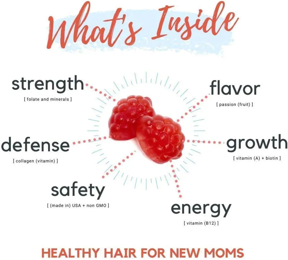 BABY BLUES - Baby Blues Hair Vitamins with Biotin, Collagen, & Folate 60 Gomitas - The Red Vitamin MX - Suplementos Alimenticios - {{ shop.shopifyCountryName }}