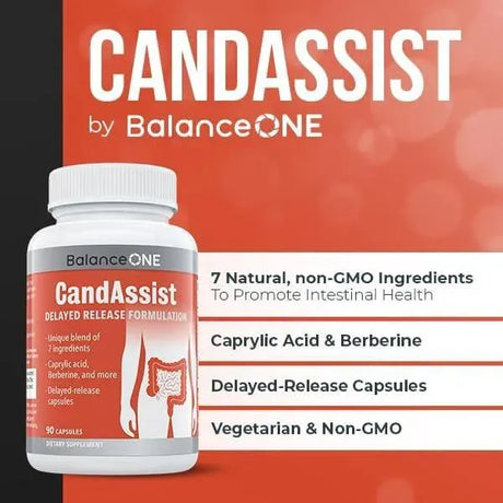 BALANCE ONE - Balance ONE CandAssist Intestinal Flora Balance 90 Capsulas - The Red Vitamin MX - Suplementos Alimenticios - {{ shop.shopifyCountryName }}