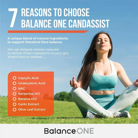 BALANCE ONE - Balance ONE CandAssist Intestinal Flora Balance 90 Capsulas - The Red Vitamin MX - Suplementos Alimenticios - {{ shop.shopifyCountryName }}
