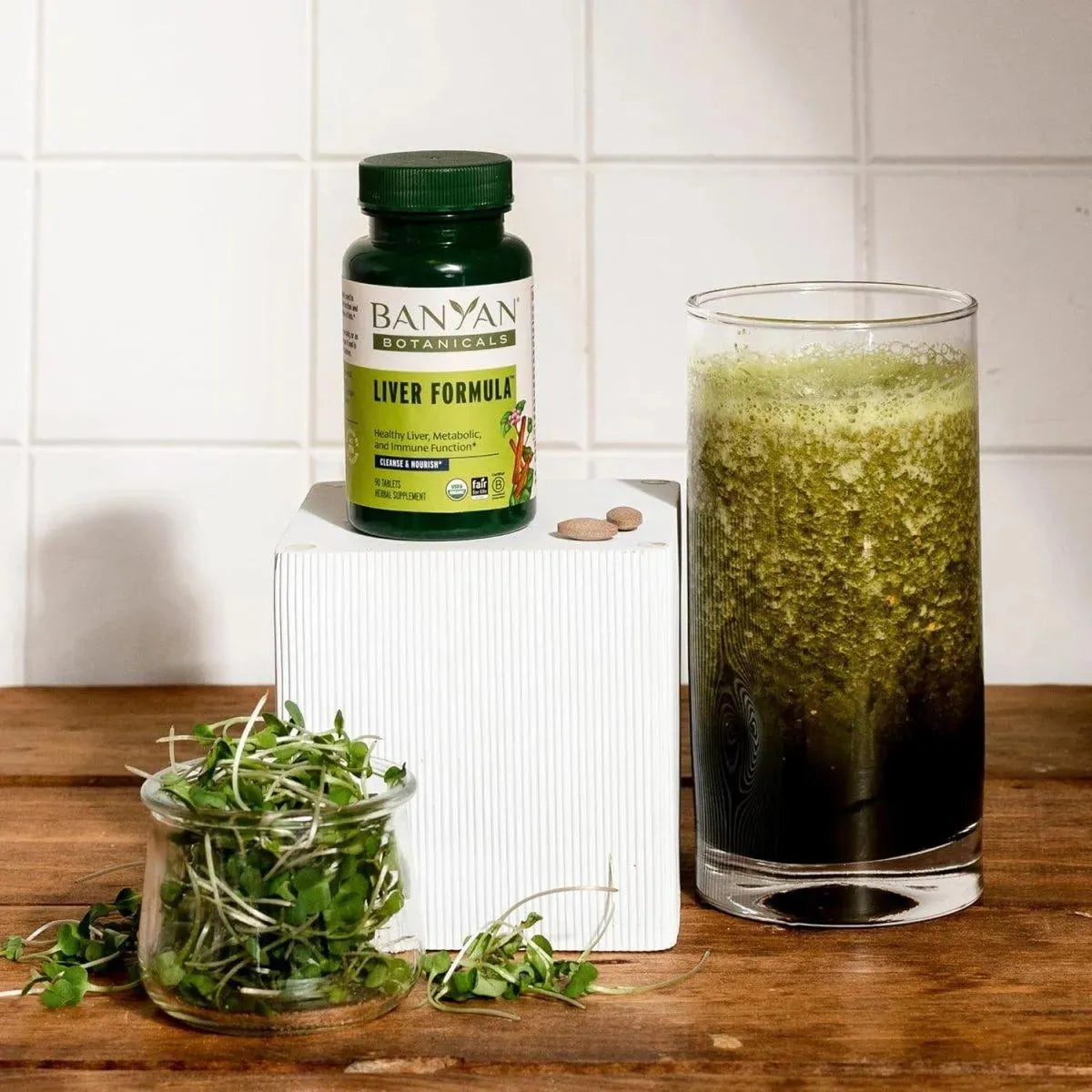 BANYAN BOTANICALS - Banyan Botanicals Liver Formula 90 Tabletas - The Red Vitamin MX - Suplementos Alimenticios - {{ shop.shopifyCountryName }}