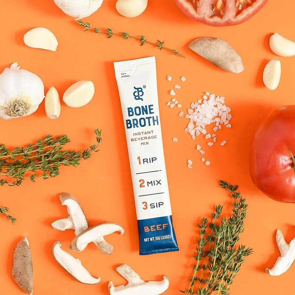 BARE & BONES - Bare Bones Beef Bone Broth Instant Powdered Mix 15Gr. 16 Paquetes - The Red Vitamin MX - Suplementos Alimenticios - {{ shop.shopifyCountryName }}