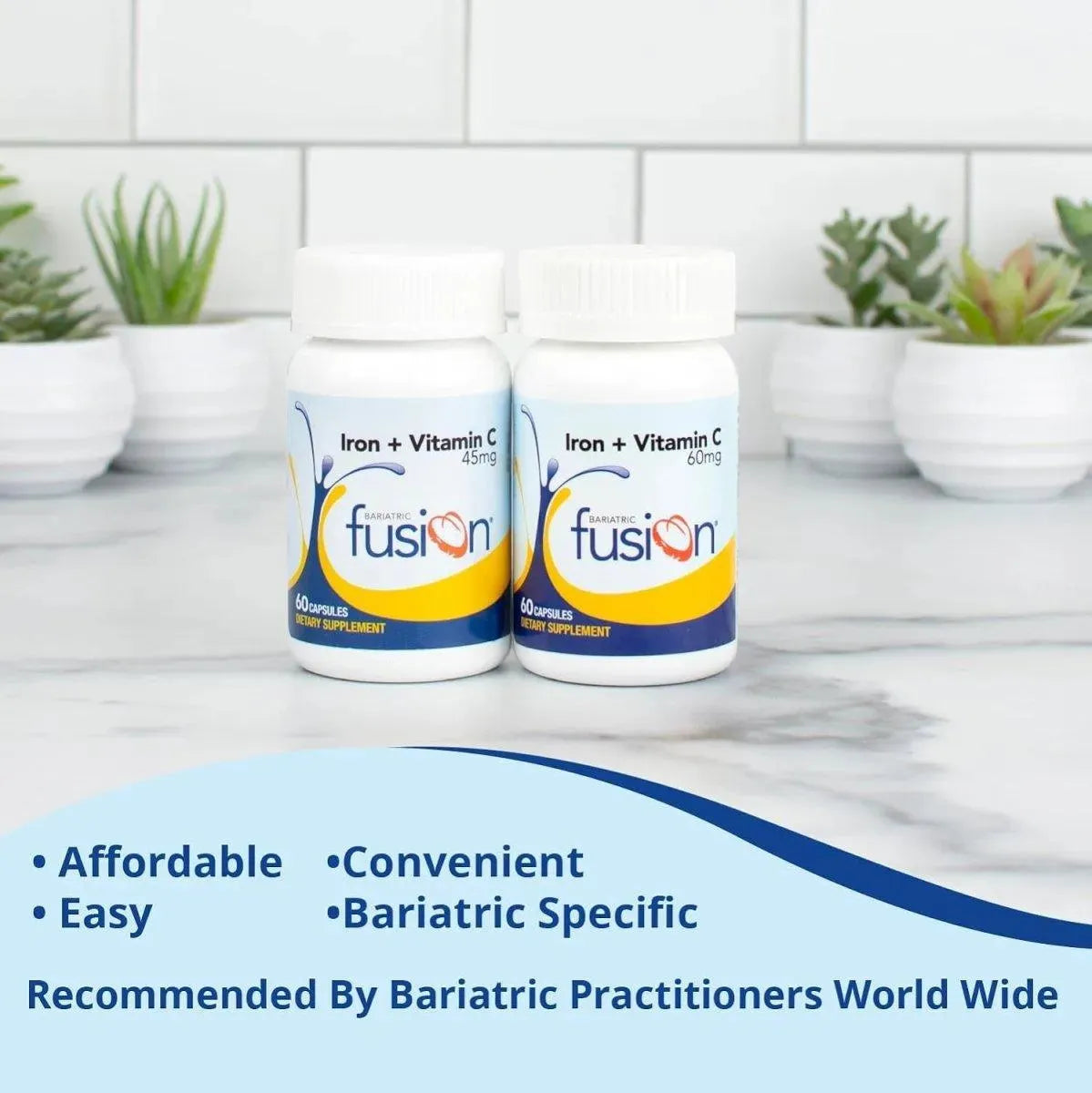 BARIATRIC FUSION - Bariatric Fusion Iron Supplement 60Mg. with Vitamin C 60 Capsulas - The Red Vitamin MX - Suplementos Alimenticios - {{ shop.shopifyCountryName }}