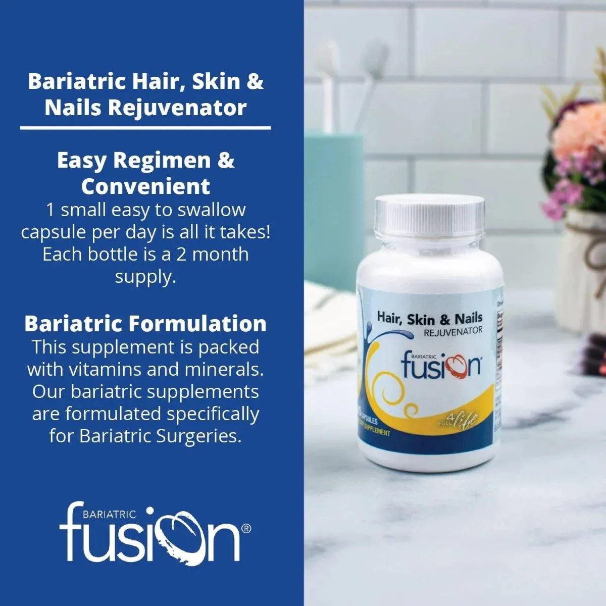 BARIATRIC FUSION - Bariatric Fusion ONE Per Day Bariatric Hair Skin and Nails 60 Capsulas - The Red Vitamin MX - Suplementos Alimenticios - {{ shop.shopifyCountryName }}