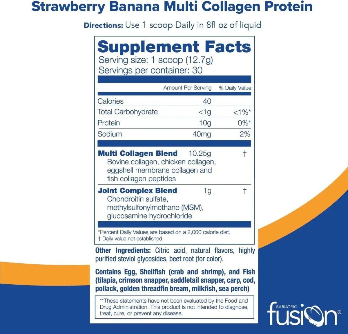 BARIATRIC FUSION - Bariatric Fusion Strawberry Banana Multi Collagen Protein Powder 381Gr. - The Red Vitamin MX - Suplementos Alimenticios - {{ shop.shopifyCountryName }}