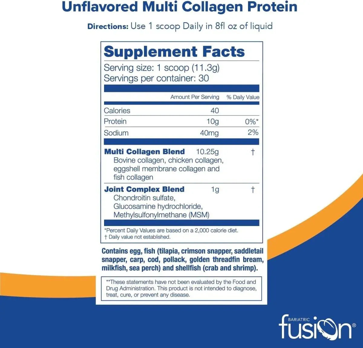 BARIATRIC FUSION - Bariatric Fusion Unflavored Multi Collagen Protein Powder 339Gr. - The Red Vitamin MX - Suplementos Alimenticios - {{ shop.shopifyCountryName }}