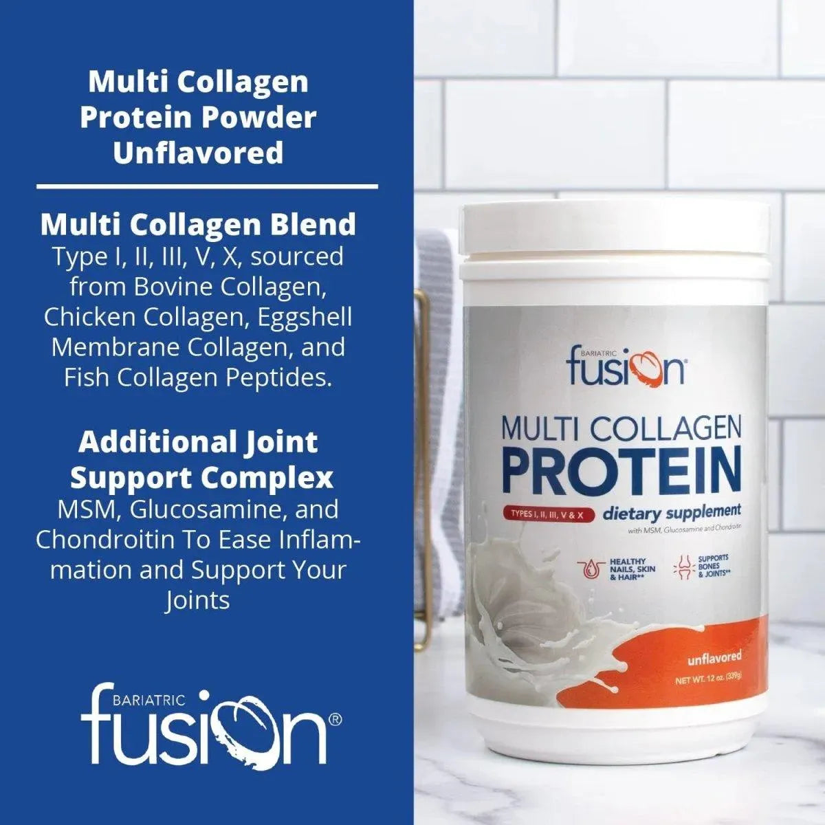 BARIATRIC FUSION - Bariatric Fusion Unflavored Multi Collagen Protein Powder 339Gr. - The Red Vitamin MX - Suplementos Alimenticios - {{ shop.shopifyCountryName }}