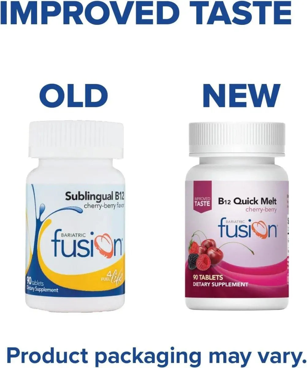 BARIATRIC FUSION - Bariatric Fusion Vitamin B12 Quick Melt Cherry Berry Flavored 90 Tabletas - The Red Vitamin MX - Suplementos Alimenticios - {{ shop.shopifyCountryName }}