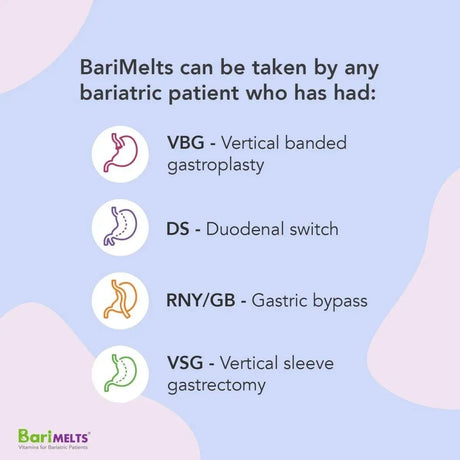 BARIMELTS - BariMelts Multivitamin with Iron 60 Tabletas - The Red Vitamin MX - Suplementos Alimenticios - {{ shop.shopifyCountryName }}