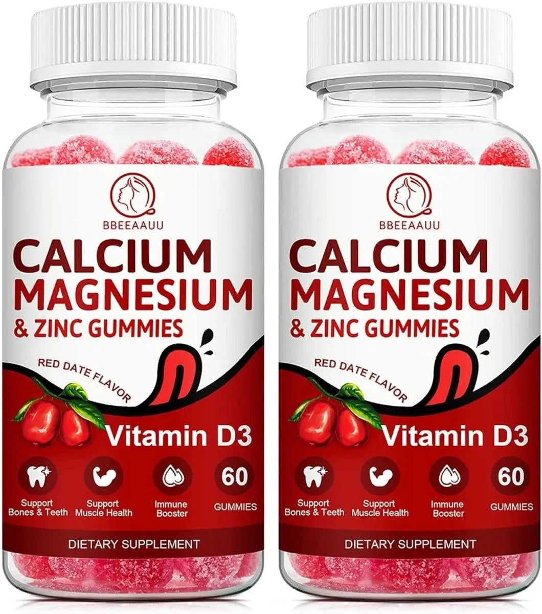 BBEEAAUU - BBEEAAUU Calcium, Magnesium, Zinc & Vitamin D 120 Gomitas - The Red Vitamin MX - Suplementos Alimenticios - {{ shop.shopifyCountryName }}