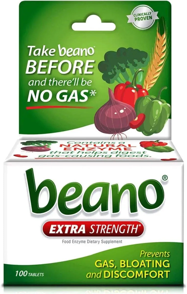 BEANO - Beano Ultra 800 Gas Prevention and Digestive Enzyme 100 Tabletas - The Red Vitamin MX - Suplementos Alimenticios - {{ shop.shopifyCountryName }}