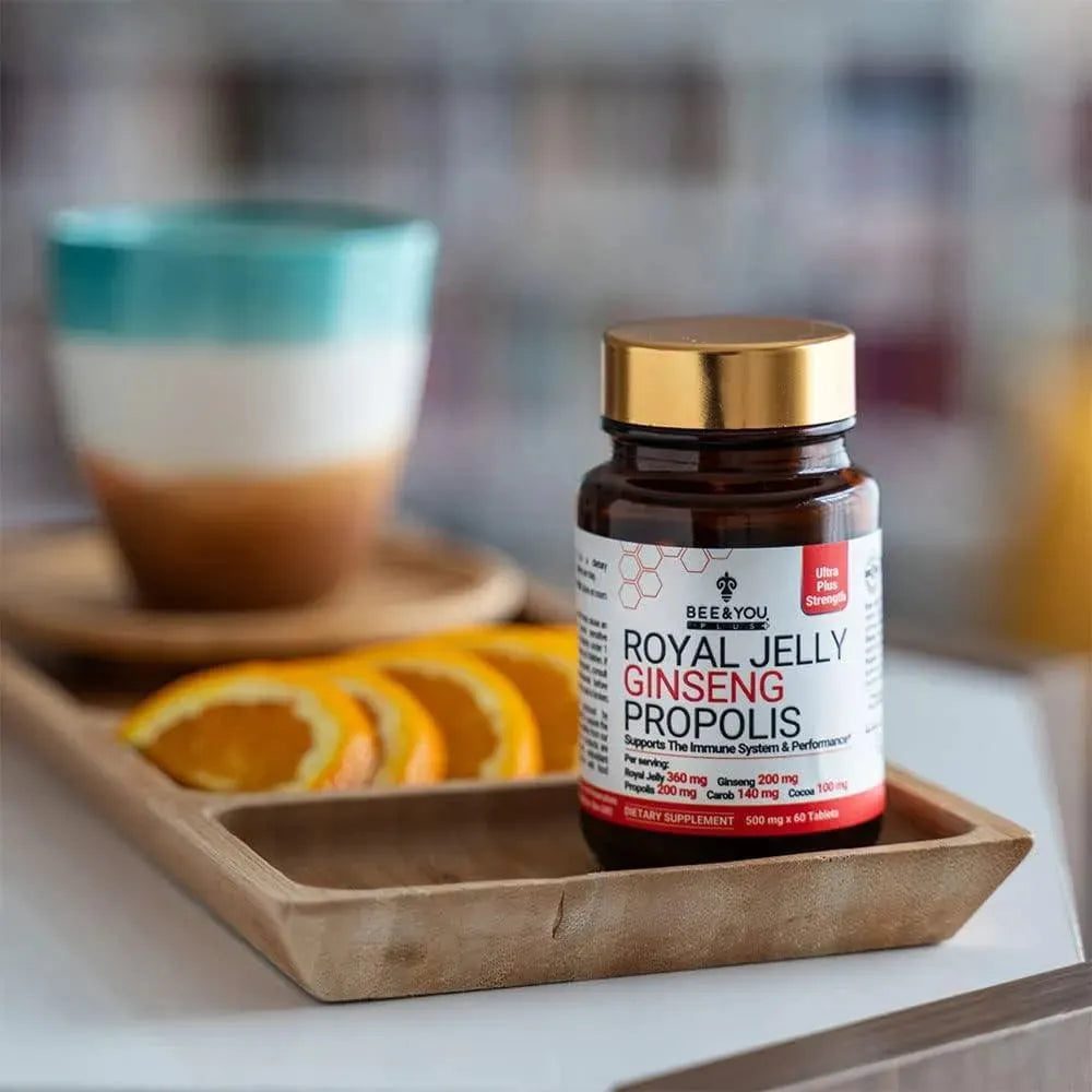 BEE & YOU - BEE and You Royal Jelly Ginseng Propolis 60 Tabletas - The Red Vitamin MX - Suplementos Alimenticios - {{ shop.shopifyCountryName }}