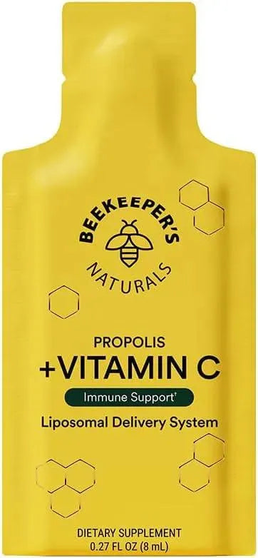 BEEKEEPER´S NATURALS - Beekeeper's Naturals Liposomal Vitamin C + Propolis Gel 8Ml. 12 Paquetes - The Red Vitamin MX - Suplementos Alimenticios - {{ shop.shopifyCountryName }}