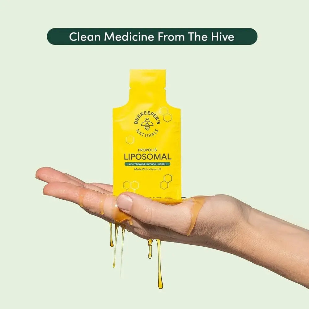 BEEKEEPER´S NATURALS - Beekeeper's Naturals Liposomal Vitamin C + Propolis Gel 8Ml. 12 Paquetes - The Red Vitamin MX - Suplementos Alimenticios - {{ shop.shopifyCountryName }}