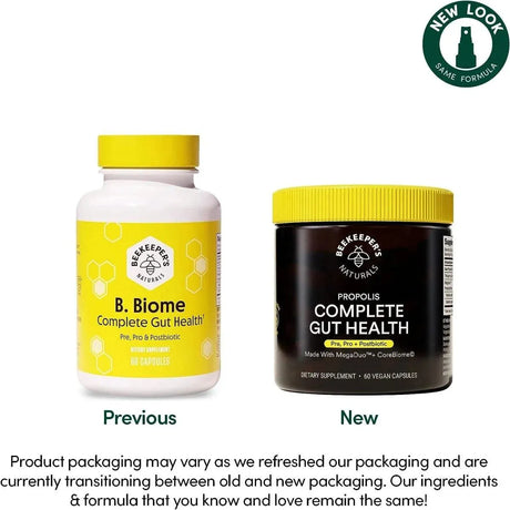 BEEKEEPER´S NATURALS - Beekeeper's Naturals Propolis Complete Gut Health 60 Capsulas - The Red Vitamin MX - Suplementos Alimenticios - {{ shop.shopifyCountryName }}
