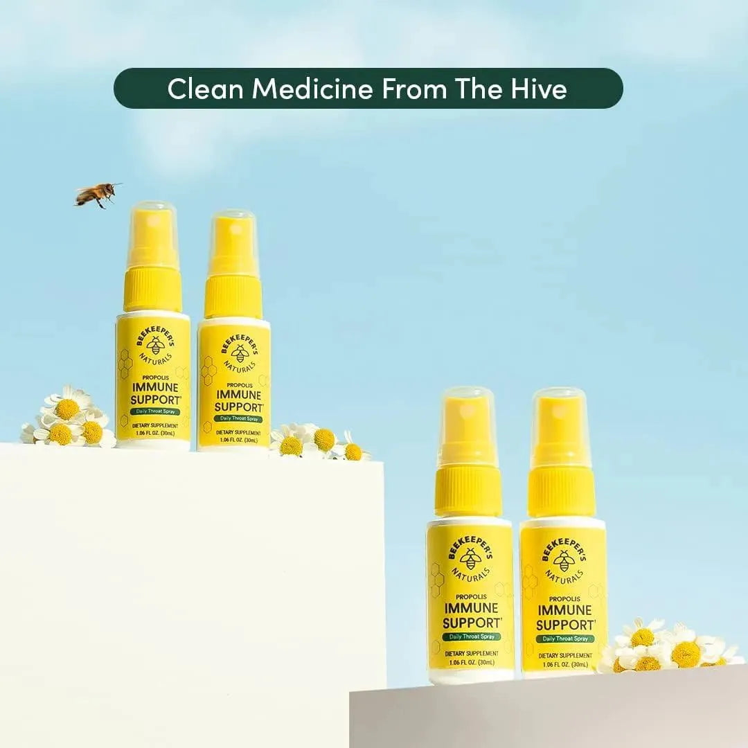 BEEKEEPER´S NATURALS - Beekeeper's Naturals Propolis Throat Spray 60Ml. - The Red Vitamin MX - Suplementos Alimenticios - {{ shop.shopifyCountryName }}