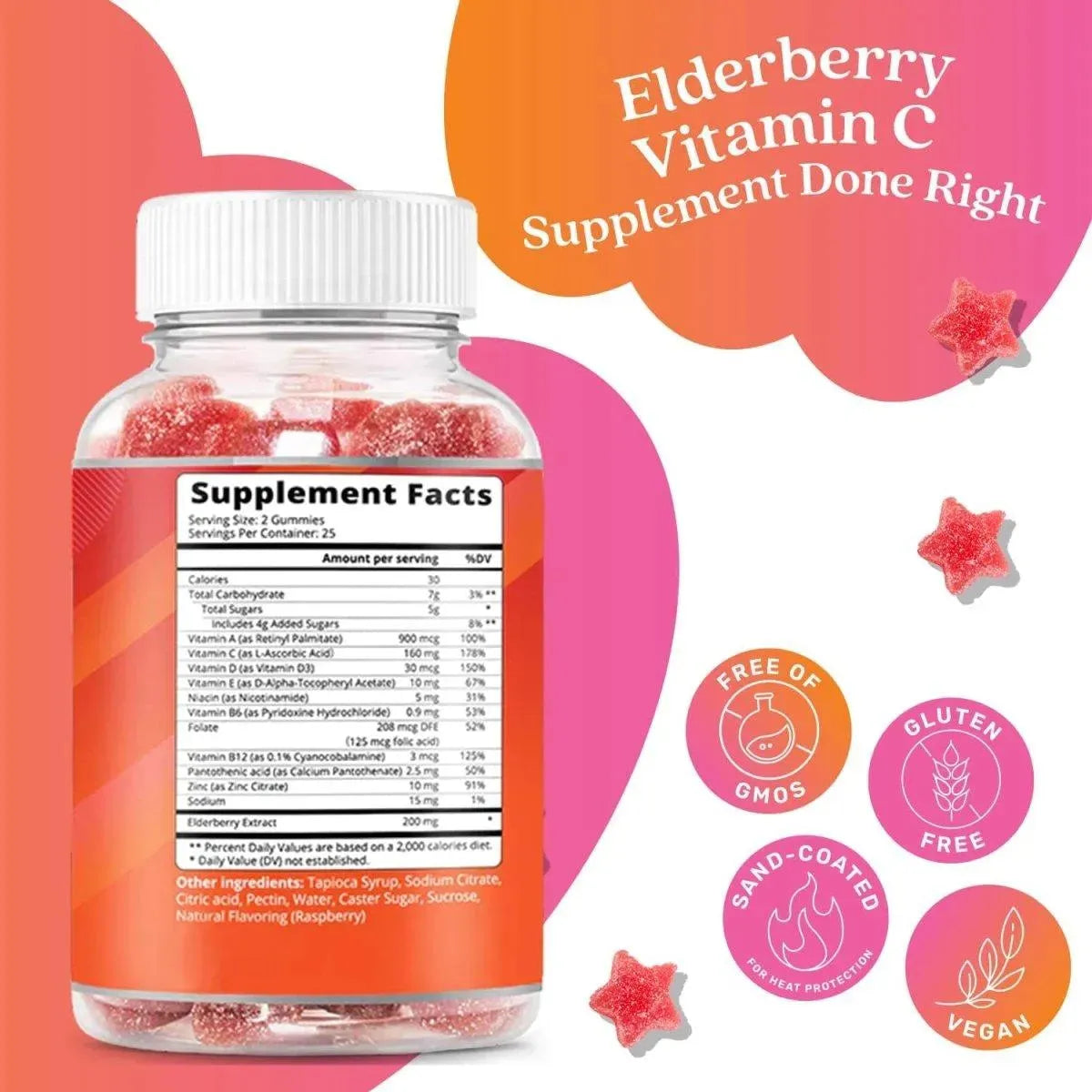 BELIVE - BeLive Elderberry Gummies with Vitamin C 50 Gomitas - The Red Vitamin MX - Suplementos Alimenticios - {{ shop.shopifyCountryName }}